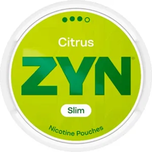 ZYN Citrus Slim Strong Nicotine Pouch 9MG